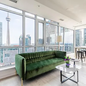  Apartment Luxury 2 Bedroom In The Heart Of Entertainment District W/ Cn Tower View Canada